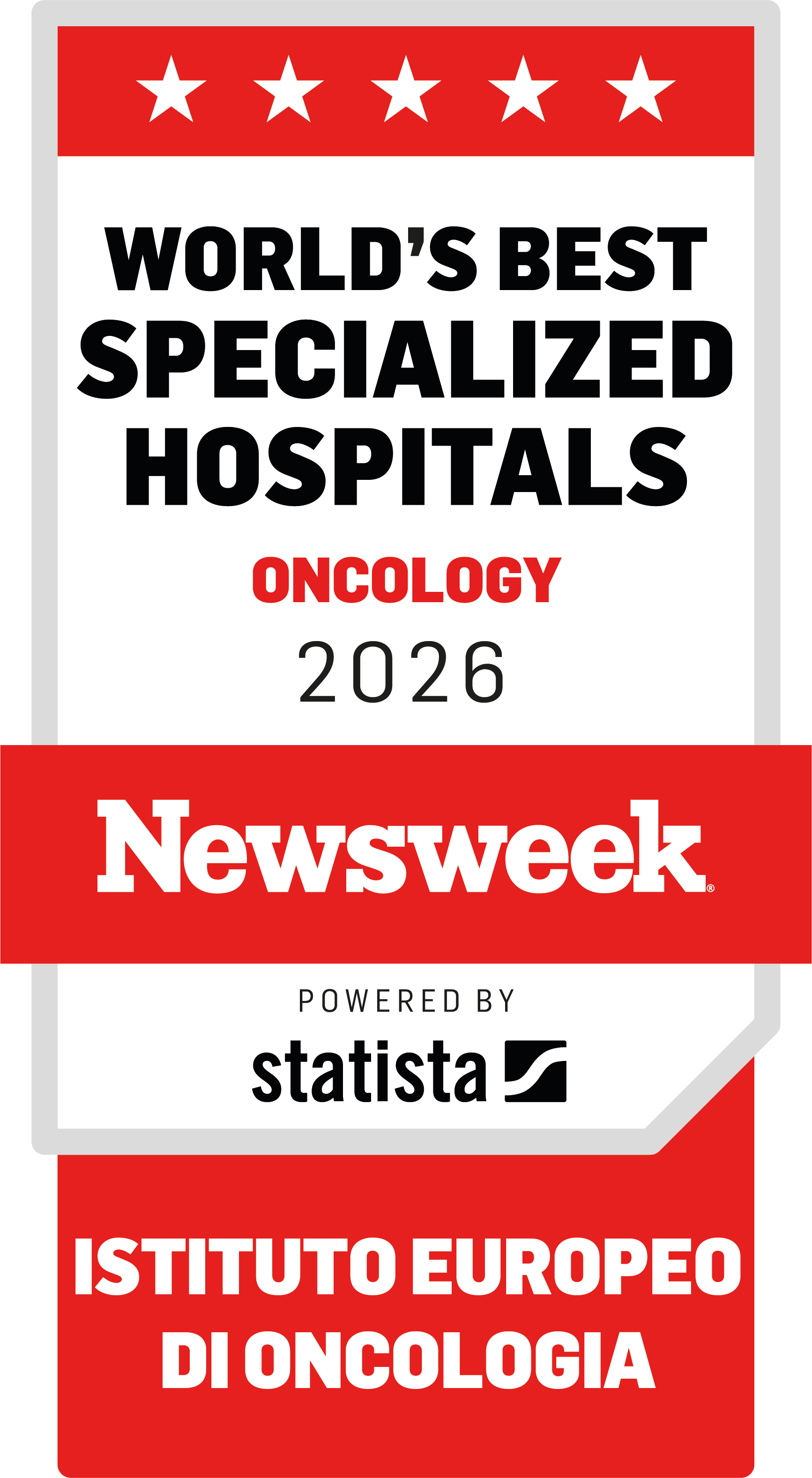 IEO 1° in Europa Nella classifica Newsweek World’s Best Specialized Hospital