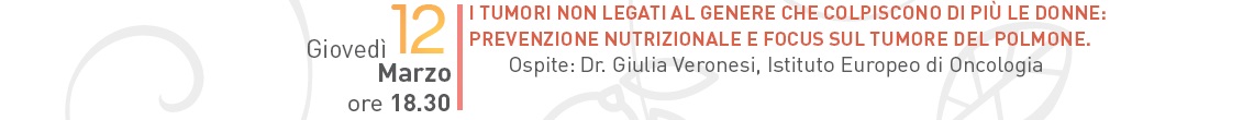tumore del polmone 12 marzo ore 18.30